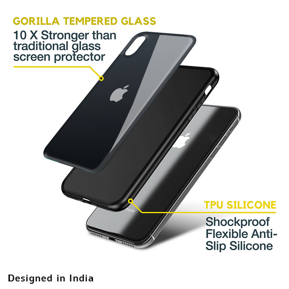 Stone Grey Glass Case For iPhone XS Max