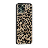 Leopard Seamless Glass Case For iPhone 12 Pro