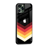 Abstract Arrow Pattern Glass Case For iPhone 12 mini