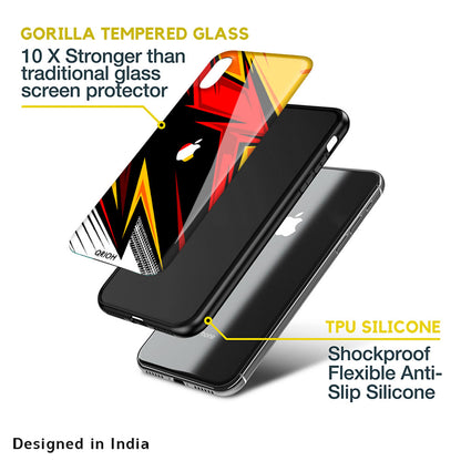 Race Jersey Pattern Glass Case For iPhone 13