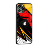 Race Jersey Pattern Glass Case For iPhone 13 mini