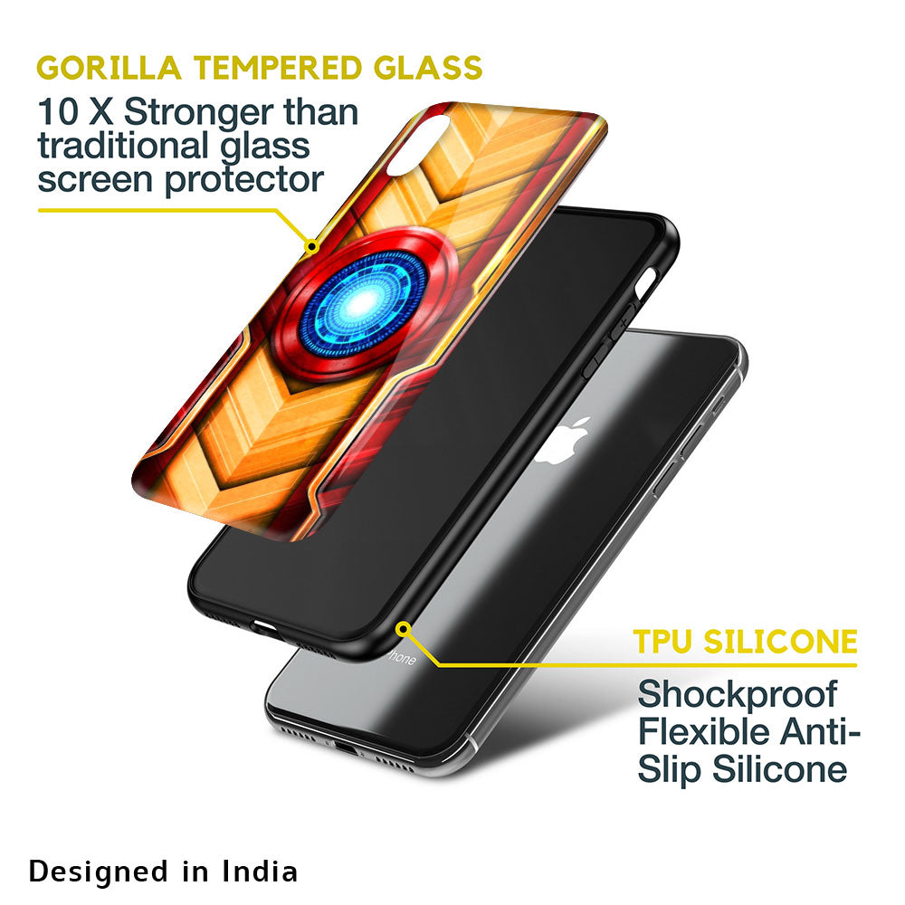 Arc Reactor Glass Case for iPhone 11 Pro Max
