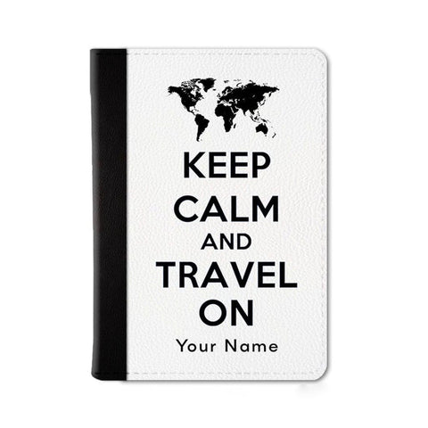Keep Calm Custom Passport Wallet