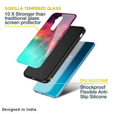 Colorful Aura Glass Case for OnePlus 10T 5G