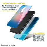 Blue & Pink Ombre Glass case for OnePlus Nord N20 SE