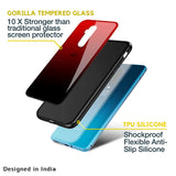 Maroon Faded Glass Case for OnePlus Nord N20 SE