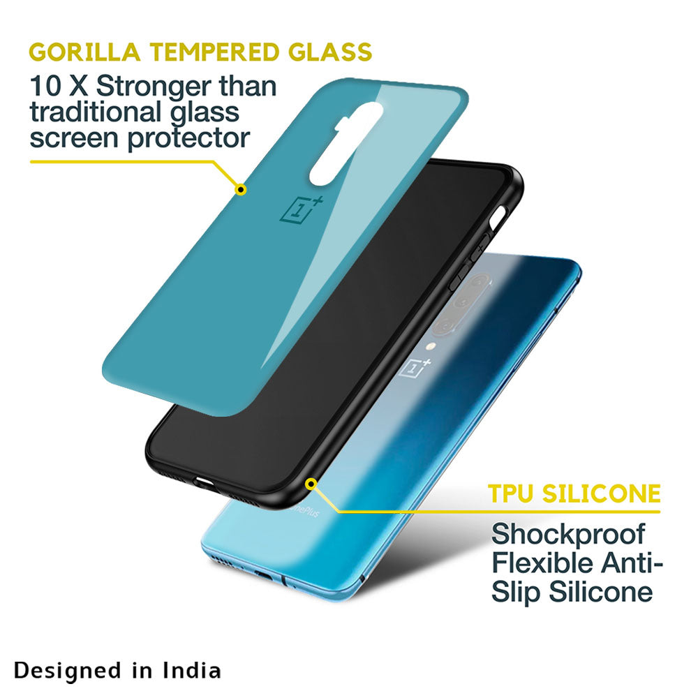 Oceanic Turquiose Glass Case for OnePlus 10T 5G
