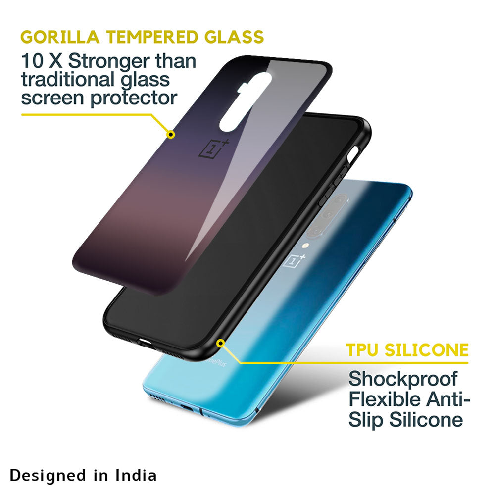 Grey Ombre Glass Case for OnePlus Nord N20 SE