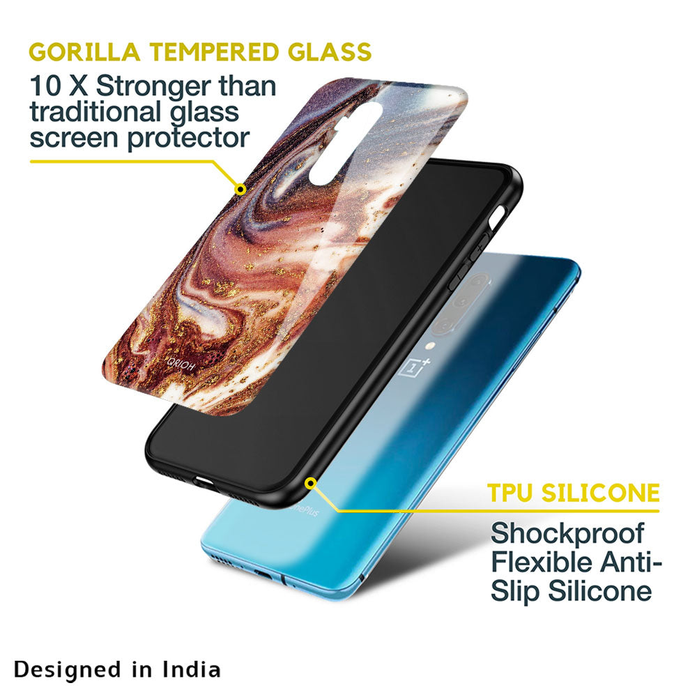 Exceptional Texture Glass Case for OnePlus Nord CE