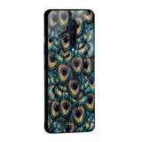 Peacock Feathers Glass case for OnePlus 10R 5G