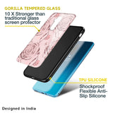 Shimmer Roses Glass case for OnePlus 8