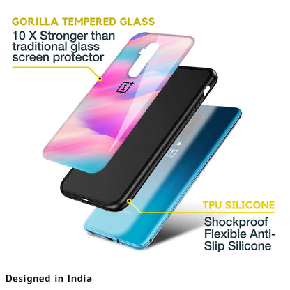 Colorful Waves Glass case for OnePlus Nord