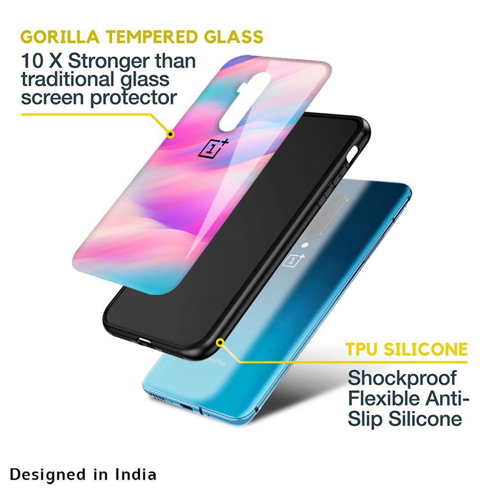 Colorful Waves Glass case for OnePlus 9 Pro