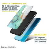 Green Marble Glass case for OnePlus 10T 5G