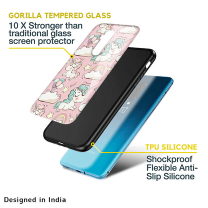 Balloon Unicorn Glass case for OnePlus 9RT