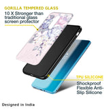 Elegant Floral Glass case for OnePlus 10T 5G
