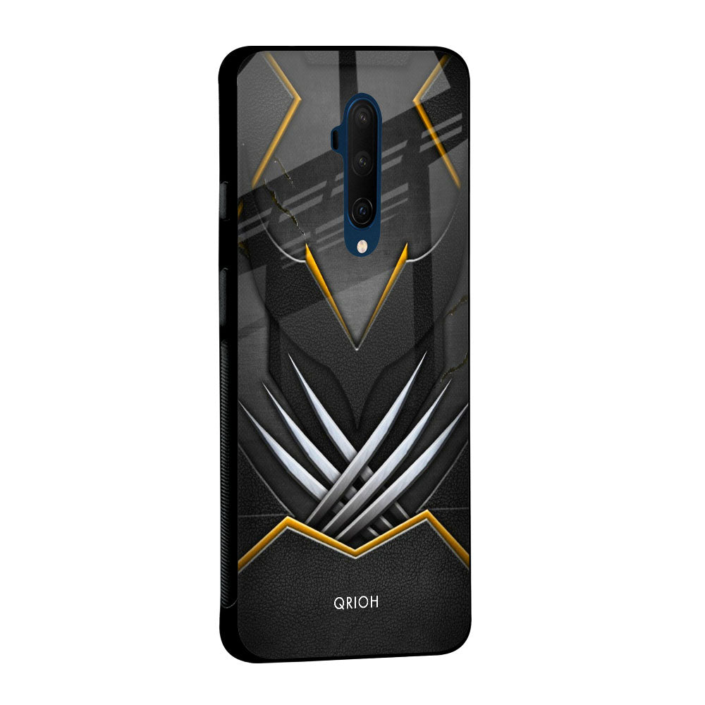 Black Warrior Glass Case for OnePlus 10T 5G