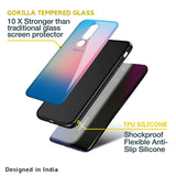 Blue & Pink Ombre Glass case for Oppo F21s Pro