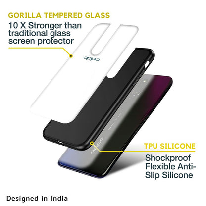 Arctic White Glass Case for Oppo Reno3