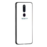 Arctic White Glass Case for Oppo F11 Pro