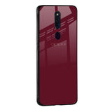 Classic Burgundy Glass Case for Oppo F21s Pro
