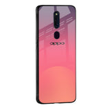 Sunset Orange Glass Case for Oppo A16K