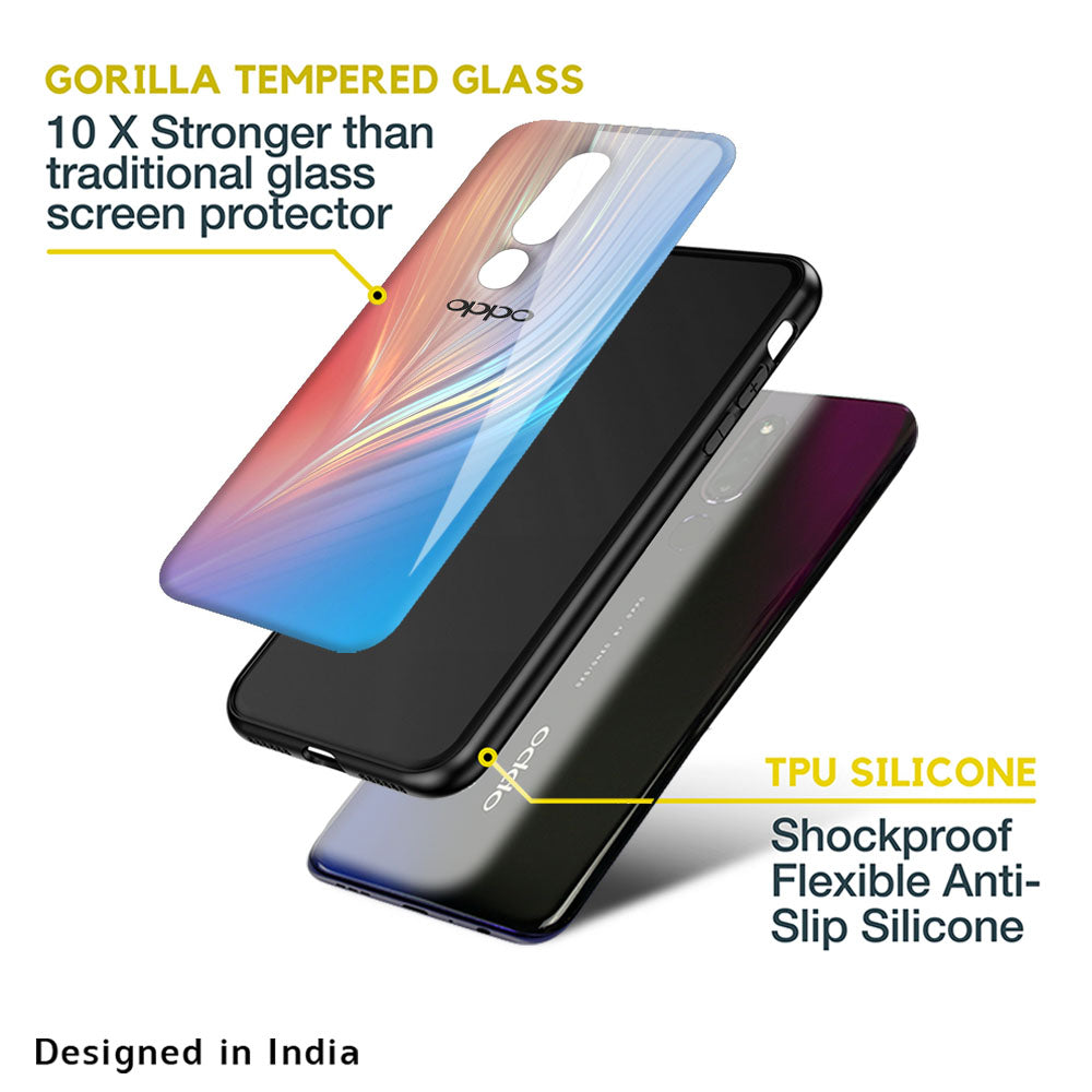Mystic Aurora Glass Case for OPPO A77s