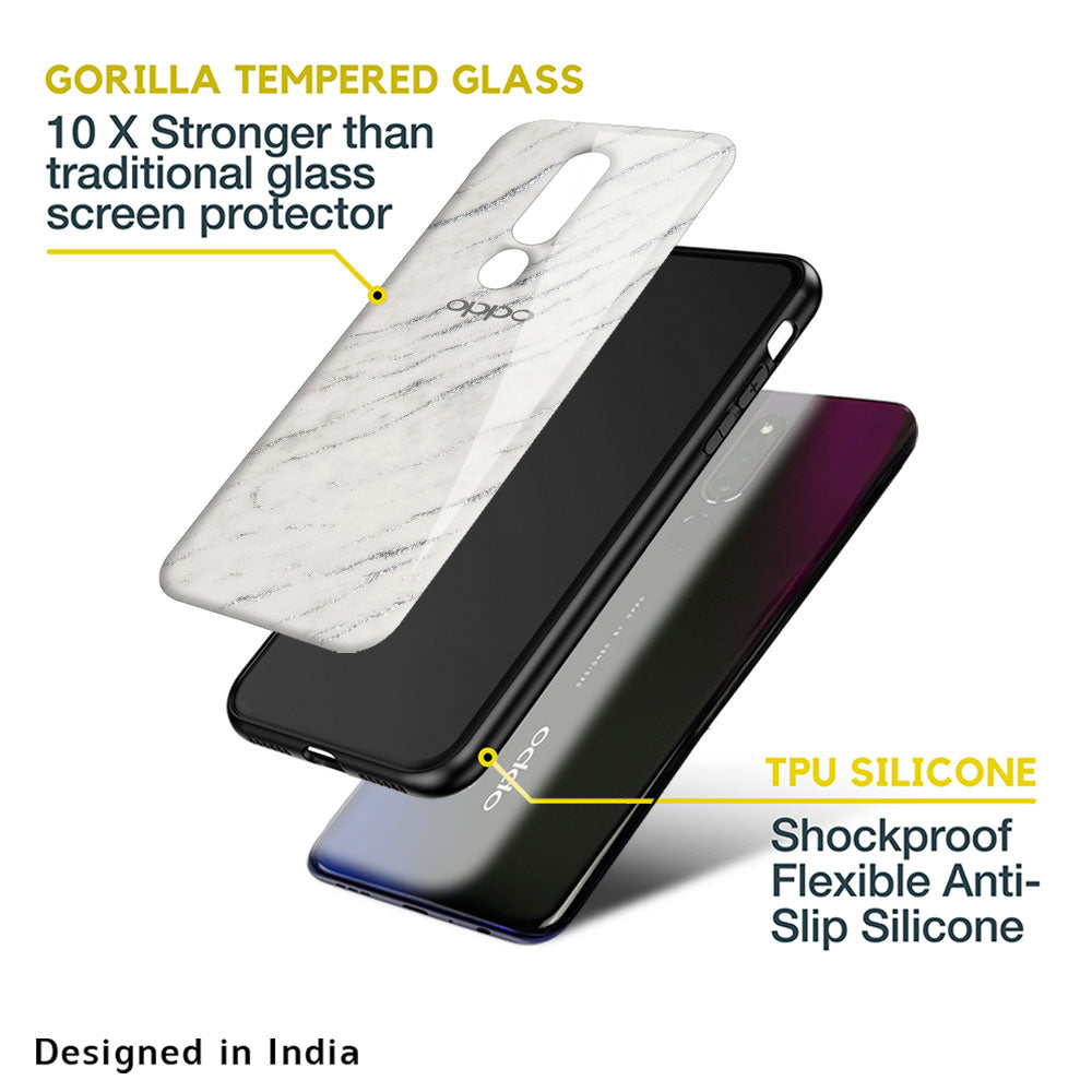 Polar Frost Glass Case for Oppo Reno6