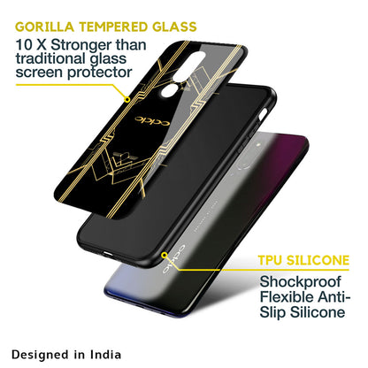 Sacred Logo Glass Case for OPPO A77s