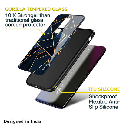 Abstract Tiles Glass case for Oppo F11 Pro