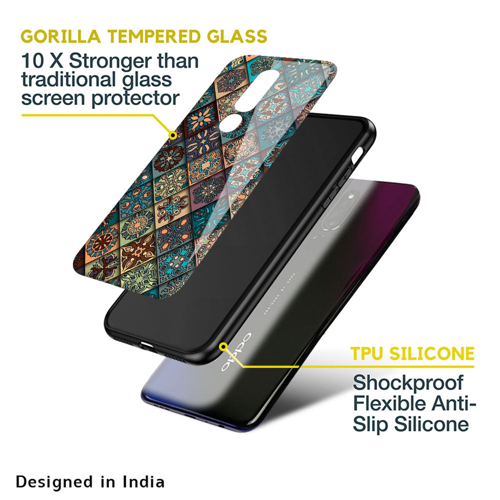 Retro Art Glass case for Oppo F11 Pro