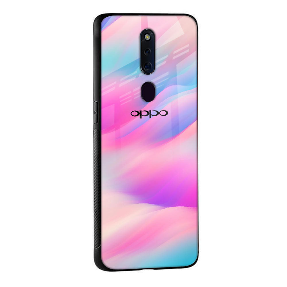 Colorful Waves Glass case for Oppo Reno4 Pro