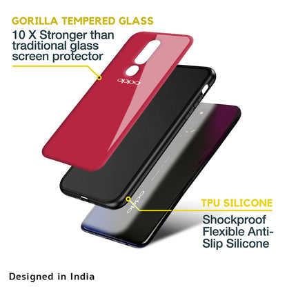 Solo Maroon Glass case for OPPO A77s