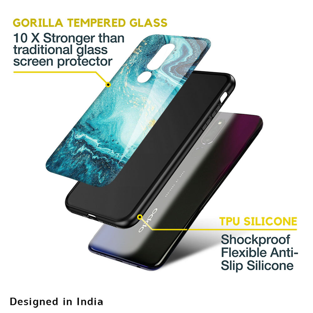 Sea Water Glass case for Oppo F11 Pro
