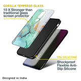 Green Marble Glass case for Oppo Reno8 Pro 5G