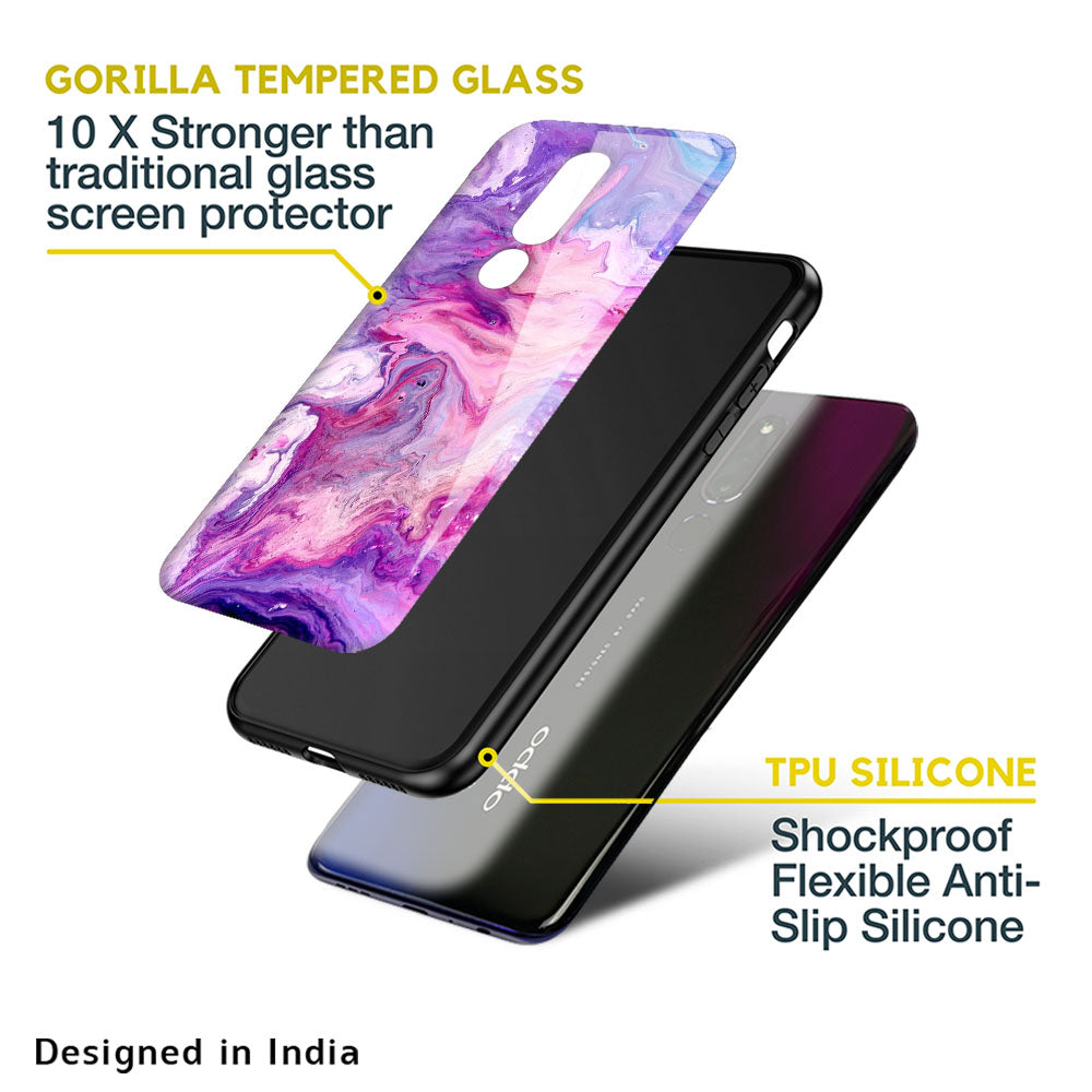 Cosmic Galaxy Glass Case for Oppo Reno4 Pro