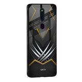 Black Warrior Glass Case for Oppo F11 Pro