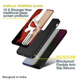 Red Skull Glass Case for Oppo Reno3