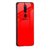 Blood Red Glass Case for Oppo F21s Pro