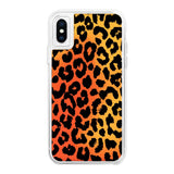 Leopard Orange Neon Sand Glow Case