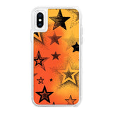 Stars Orange Neon Sand Glow Case