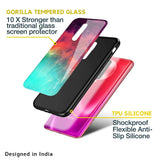 Colorful Aura Glass Case for Poco M5