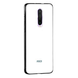 Arctic White Glass Case for Poco M3