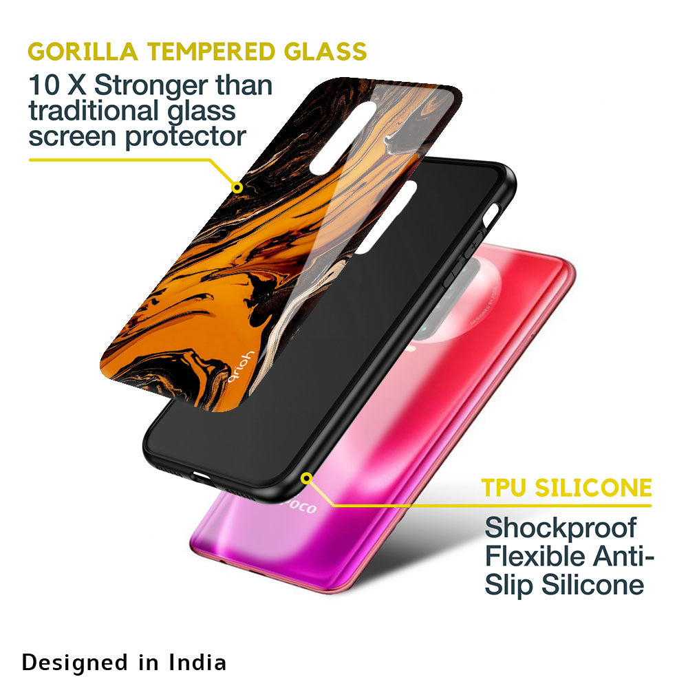 Secret Vapor Glass Case for Poco M4 Pro