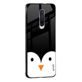 Cute Penguin Glass Case for Poco X3