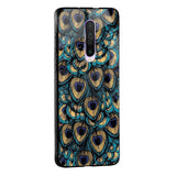 Peacock Feathers Glass case for Poco X3 Pro