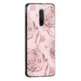 Shimmer Roses Glass case for Poco X2