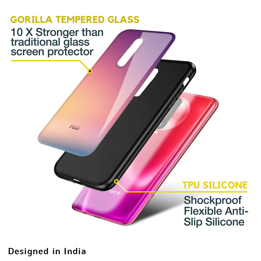 Lavender Purple Glass case for Poco X4 Pro 5G