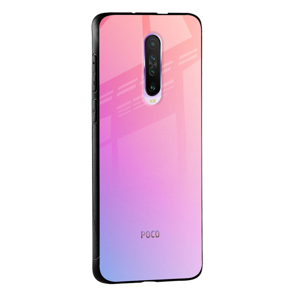 Dusky Iris Glass case for Poco X2