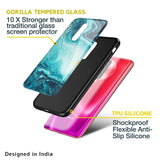 Sea Water Glass case for Poco M5